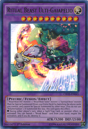 Ritual Beast Ulti-Gaiapelio [CROS-EN045] Ultra Rare | Kessel Run Games Inc. 