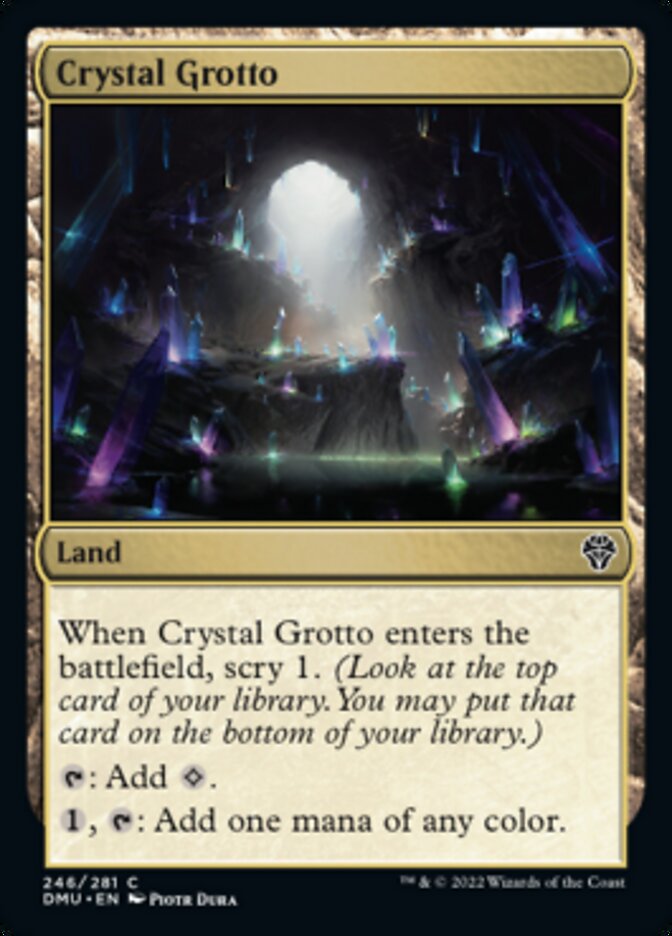 Crystal Grotto [Dominaria United] | Kessel Run Games Inc. 