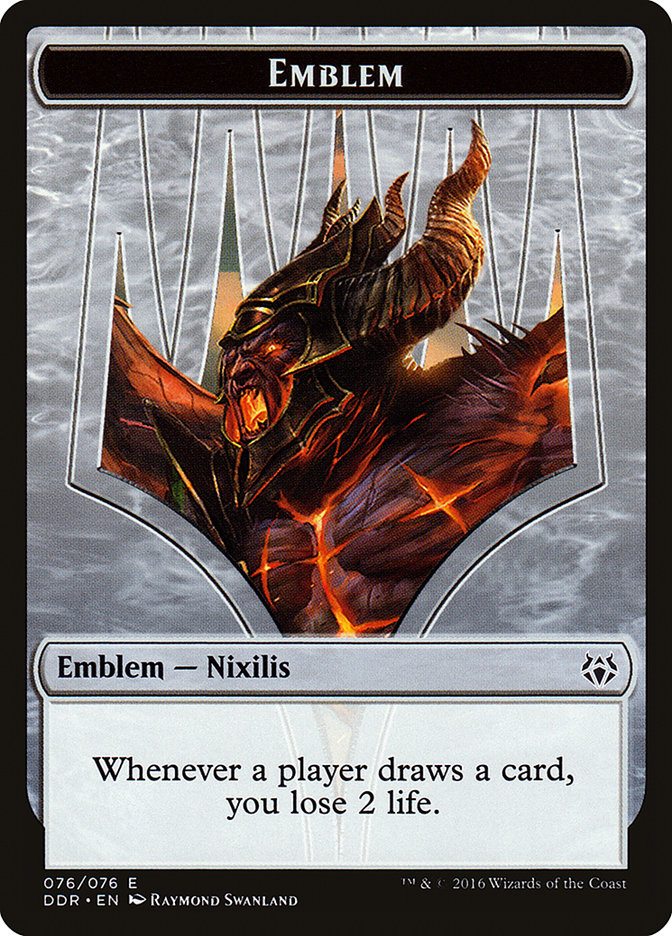 Ob Nixilis Reignited Emblem [Duel Decks: Nissa vs. Ob Nixilis] | Kessel Run Games Inc. 