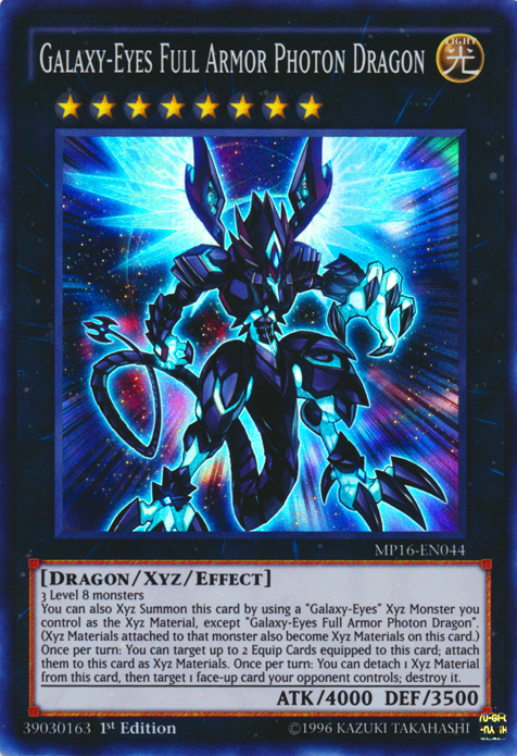 Galaxy-Eyes Full Armor Photon Dragon [MP16-EN044] Super Rare | Kessel Run Games Inc. 