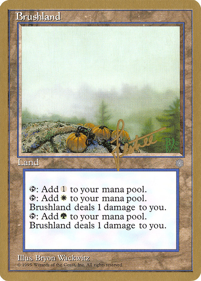 Brushland (Bertrand Lestree) [Pro Tour Collector Set] | Kessel Run Games Inc. 