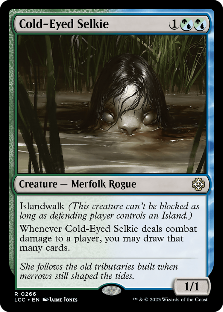 Cold-Eyed Selkie [The Lost Caverns of Ixalan Commander] | Kessel Run Games Inc. 