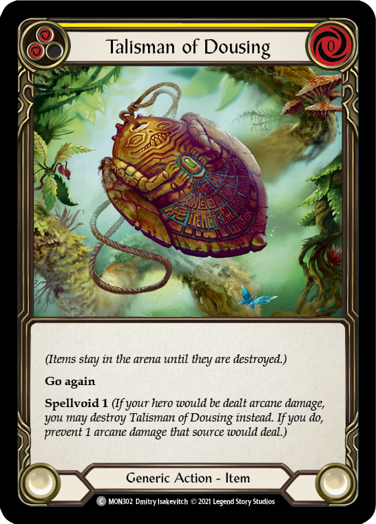 Talisman of Dousing [MON302] (Monarch)  1st Edition Normal | Kessel Run Games Inc. 