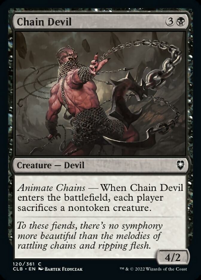 Chain Devil [Commander Legends: Battle for Baldur's Gate] | Kessel Run Games Inc. 