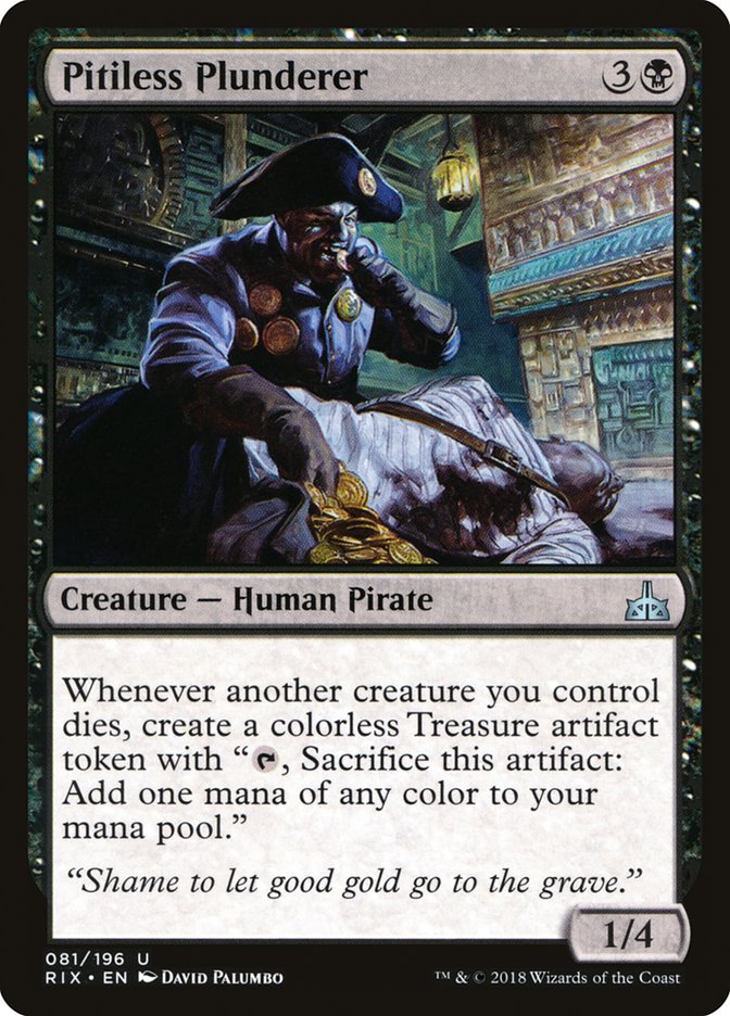 Pitiless Plunderer [Rivals of Ixalan] | Kessel Run Games Inc. 