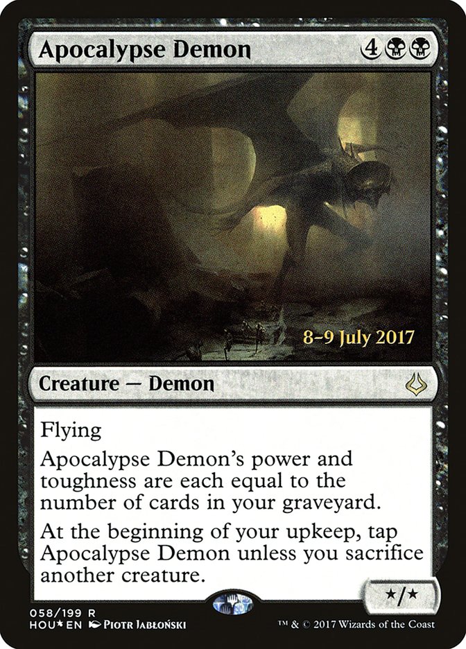 Apocalypse Demon [Hour of Devastation Prerelease Promos] | Kessel Run Games Inc. 