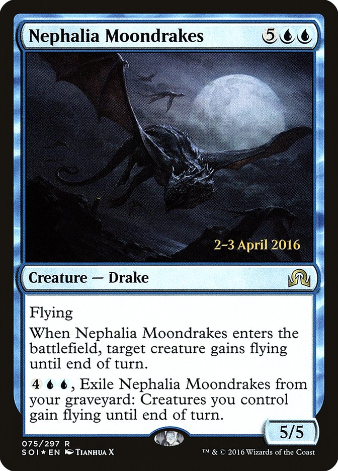 Nephalia Moondrakes [Shadows over Innistrad Prerelease Promos] | Kessel Run Games Inc. 