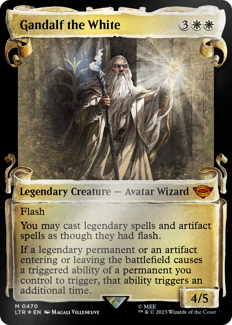 Gandalf the White [The Lord of the Rings: Tales of Middle-Earth Showcase Scrolls] | Kessel Run Games Inc. 