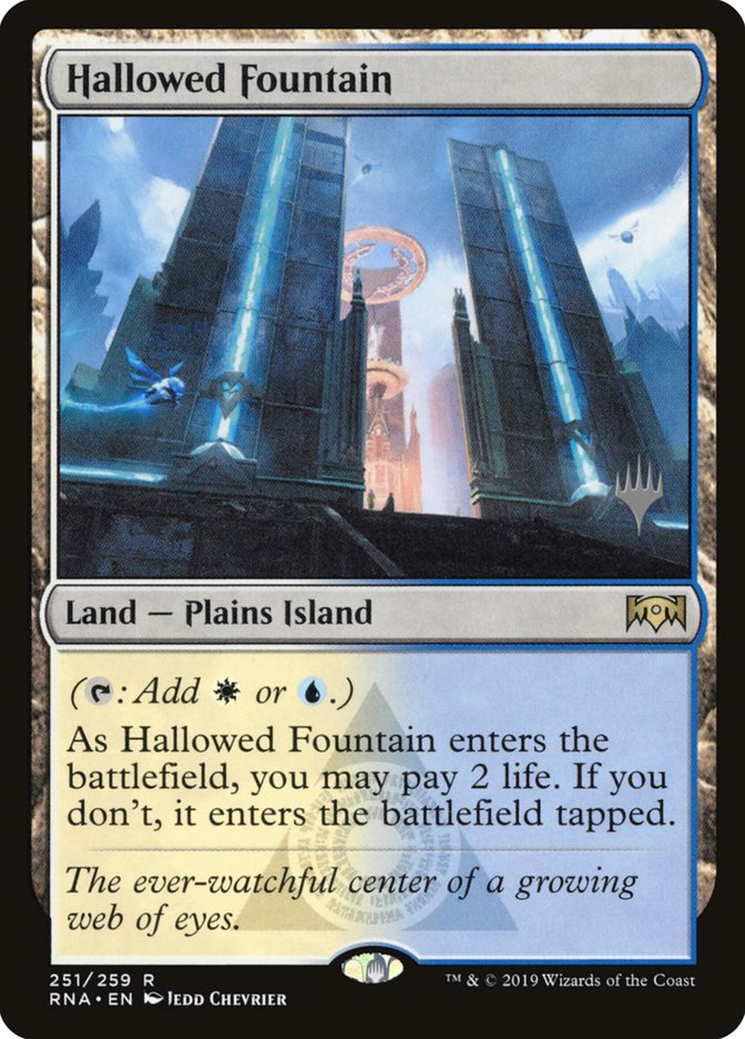 Hallowed Fountain (Promo Pack) [Ravnica Allegiance Promos] | Kessel Run Games Inc. 