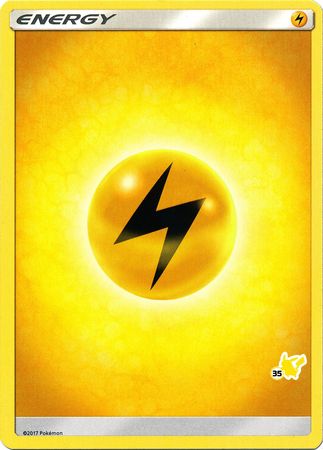 Lightning Energy (Pikachu Stamp #35) [Battle Academy 2020] | Kessel Run Games Inc. 