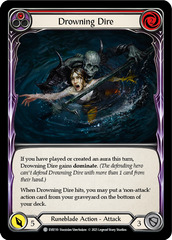 Drowning Dire (Red) [EVR110] (Everfest)  1st Edition Rainbow Foil | Kessel Run Games Inc. 