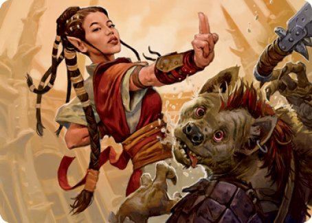 Half-Elf Monk Art Card [Dungeons & Dragons: Adventures in the Forgotten Realms Art Series] | Kessel Run Games Inc. 