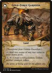 Golden Guardian // Gold-Forge Garrison [Rivals of Ixalan] | Kessel Run Games Inc. 