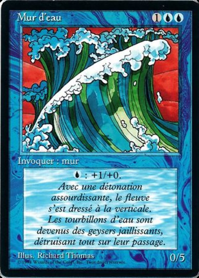 Wall of Water [Foreign Black Border] | Kessel Run Games Inc. 