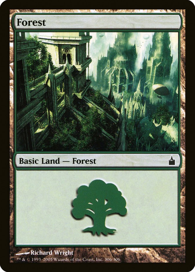 Forest (306) [Ravnica: City of Guilds] | Kessel Run Games Inc. 