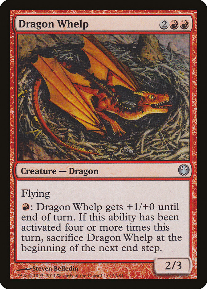 Dragon Whelp [Duel Decks: Knights vs. Dragons] | Kessel Run Games Inc. 