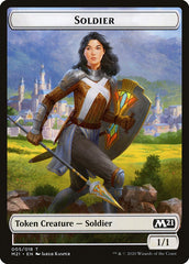 Construct // Soldier Double-Sided Token [Core Set 2021 Tokens] | Kessel Run Games Inc. 