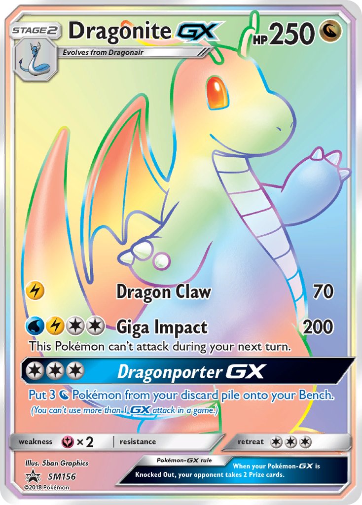 Dragonite GX (SM156) [Sun & Moon: Black Star Promos] | Kessel Run Games Inc. 