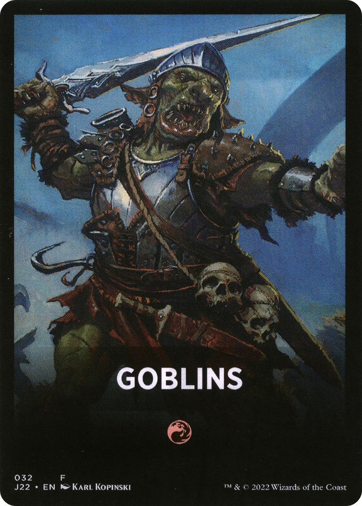 Goblins Theme Card [Jumpstart 2022 Front Cards] | Kessel Run Games Inc. 