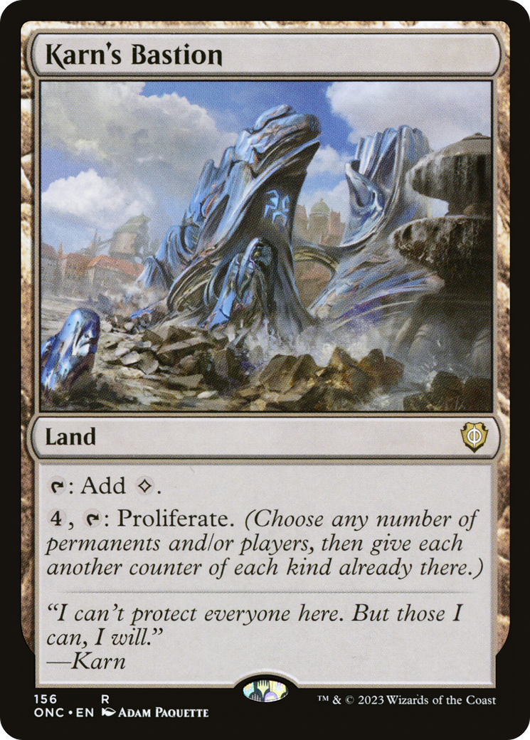 Karn's Bastion [Phyrexia: All Will Be One Commander] | Kessel Run Games Inc. 