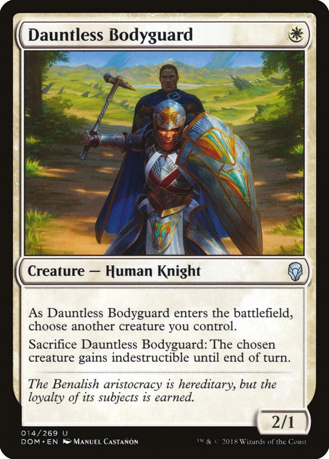 Dauntless Bodyguard [Dominaria] | Kessel Run Games Inc. 