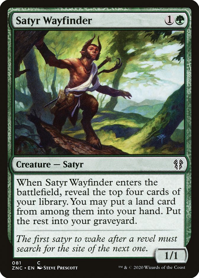 Satyr Wayfinder [Zendikar Rising Commander] | Kessel Run Games Inc. 