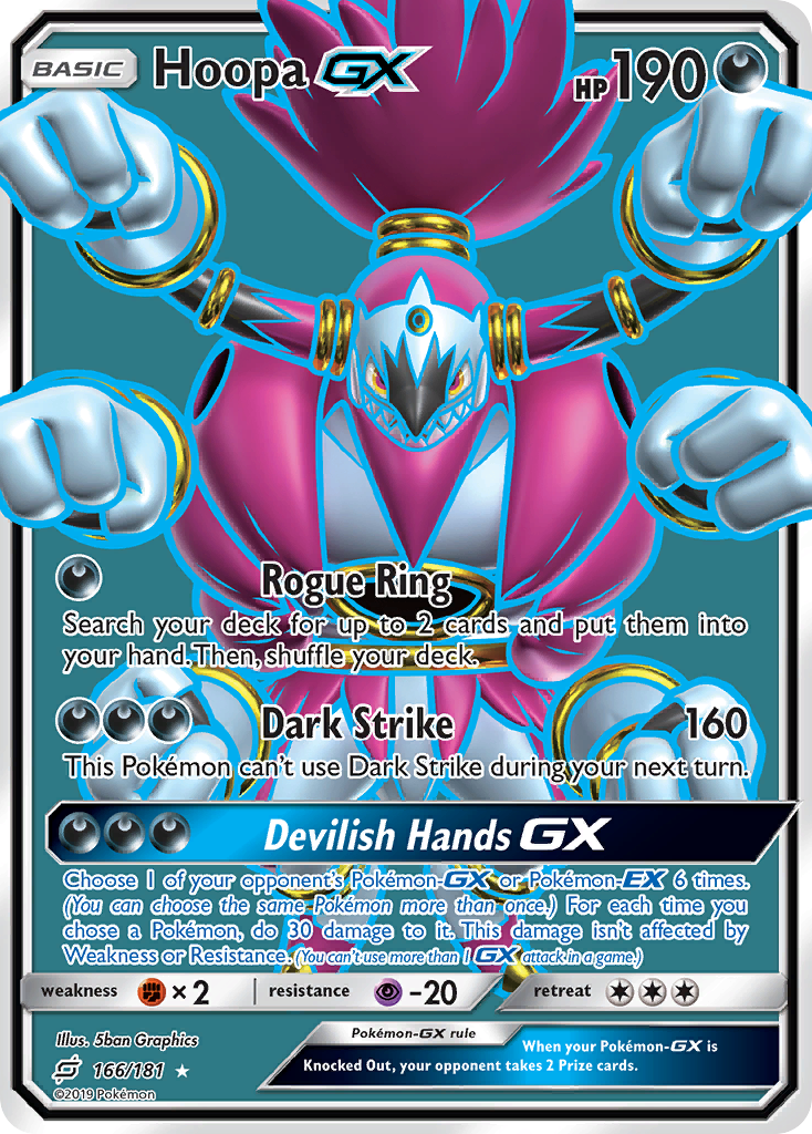 Hoopa GX (166/181) [Sun & Moon: Team Up] | Kessel Run Games Inc. 