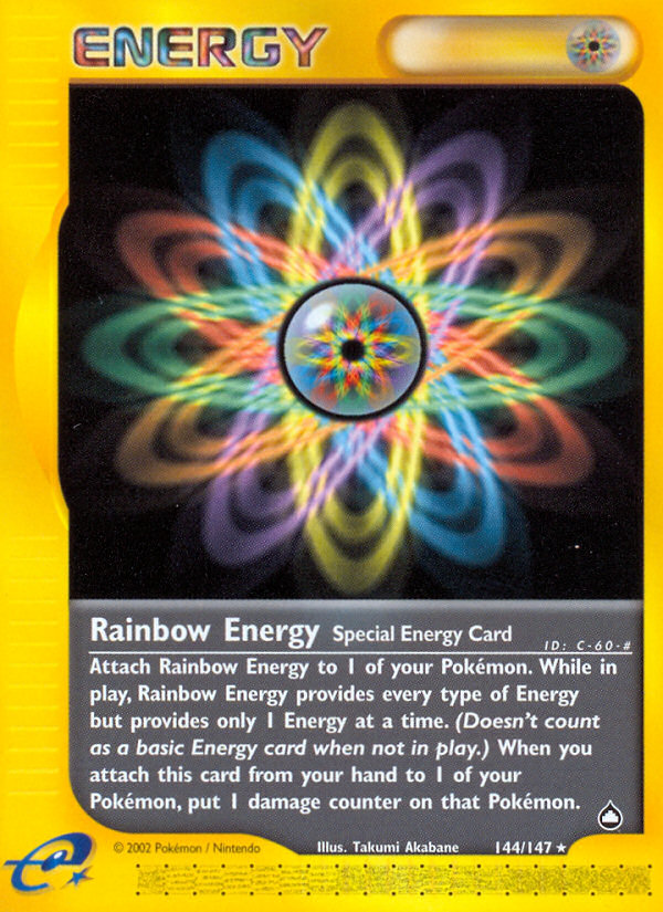 Rainbow Energy (144/147) [Aquapolis] | Kessel Run Games Inc. 