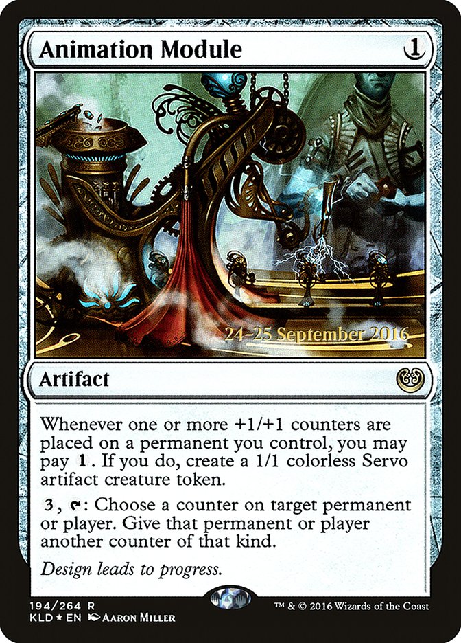 Animation Module [Kaladesh Prerelease Promos] | Kessel Run Games Inc. 