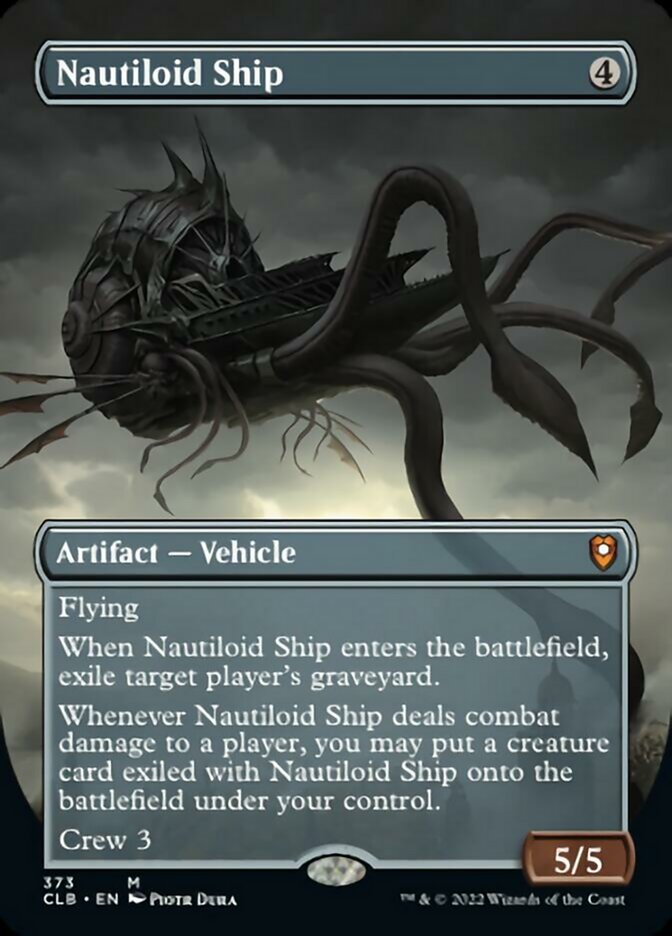 Nautiloid Ship (Borderless Alternate Art) [Commander Legends: Battle for Baldur's Gate] | Kessel Run Games Inc. 