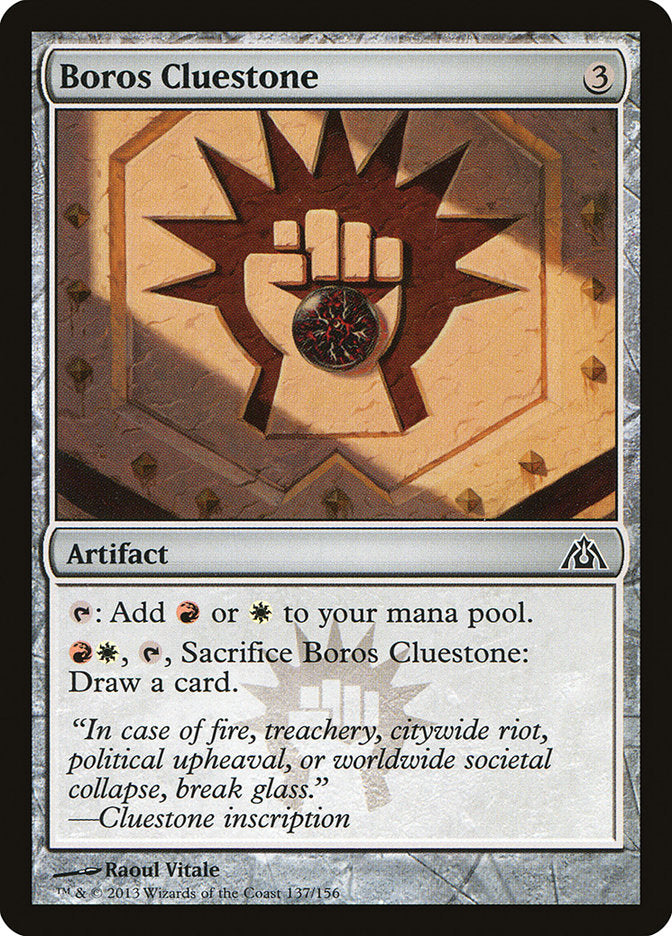 Boros Cluestone [Dragon's Maze] | Kessel Run Games Inc. 