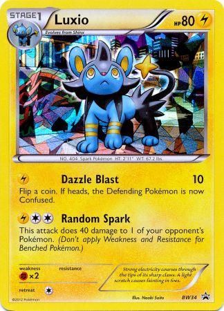 Luxio (BW34) (Cracked Ice Holo) [Black & White: Black Star Promos] | Kessel Run Games Inc. 