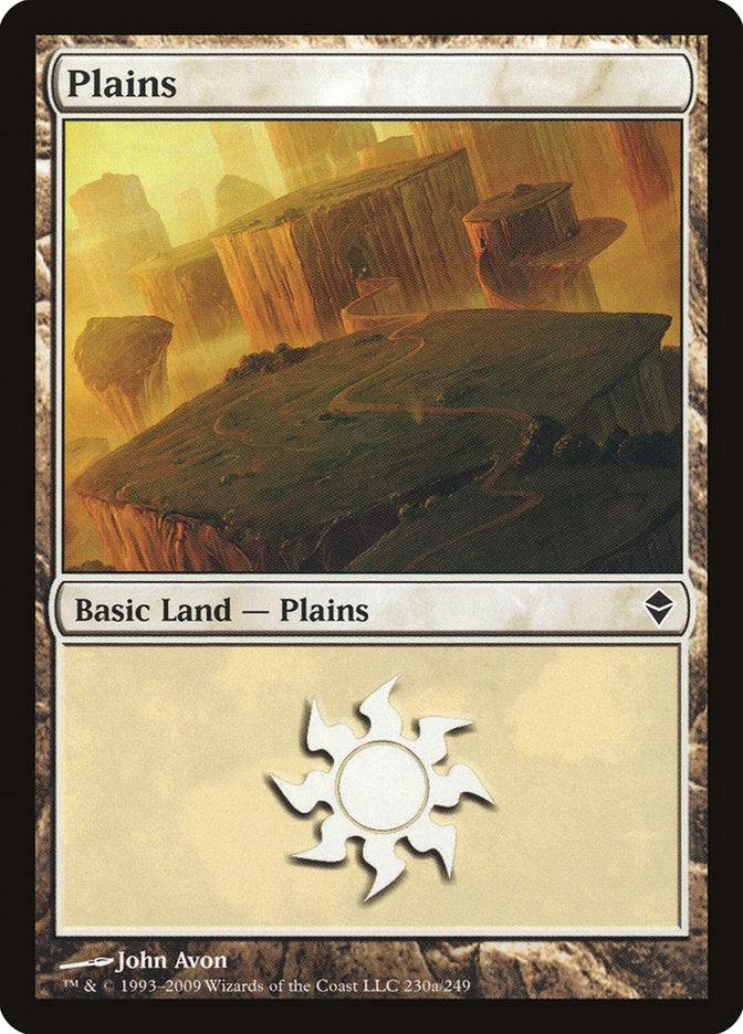 Plains (230a) [Zendikar] | Kessel Run Games Inc. 