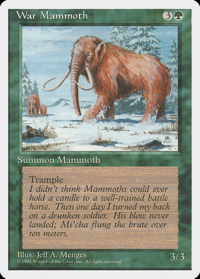 War Mammoth [Fourth Edition] | Kessel Run Games Inc. 