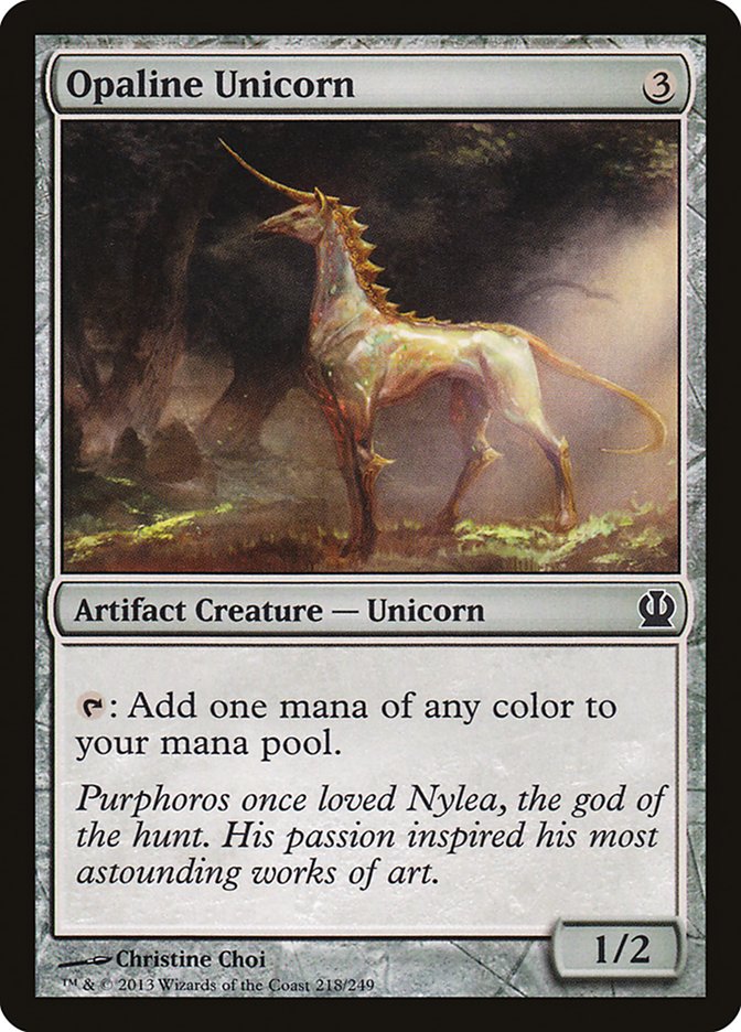 Opaline Unicorn [Theros] | Kessel Run Games Inc. 