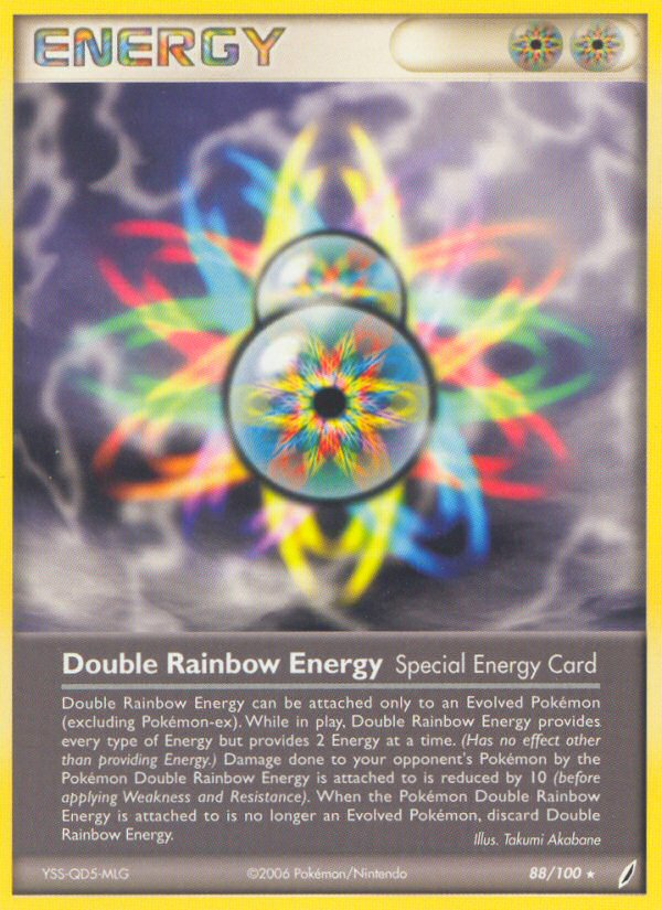 Double Rainbow Energy (88/100) [EX: Crystal Guardians] | Kessel Run Games Inc. 