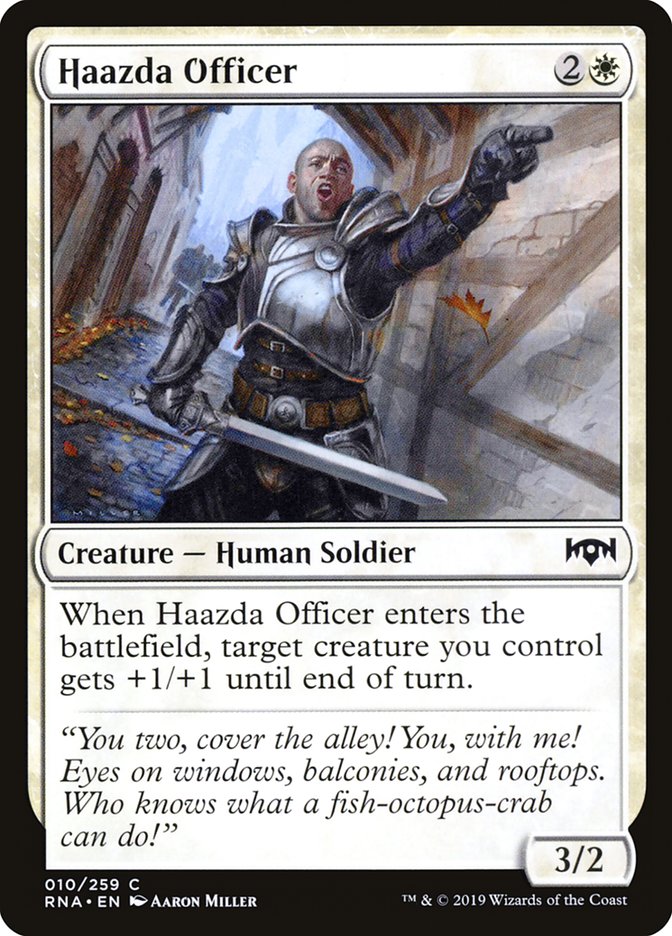 Haazda Officer [Ravnica Allegiance] | Kessel Run Games Inc. 