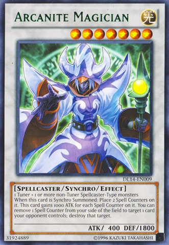 Arcanite Magician (Green) [DL14-EN009] Rare | Kessel Run Games Inc. 