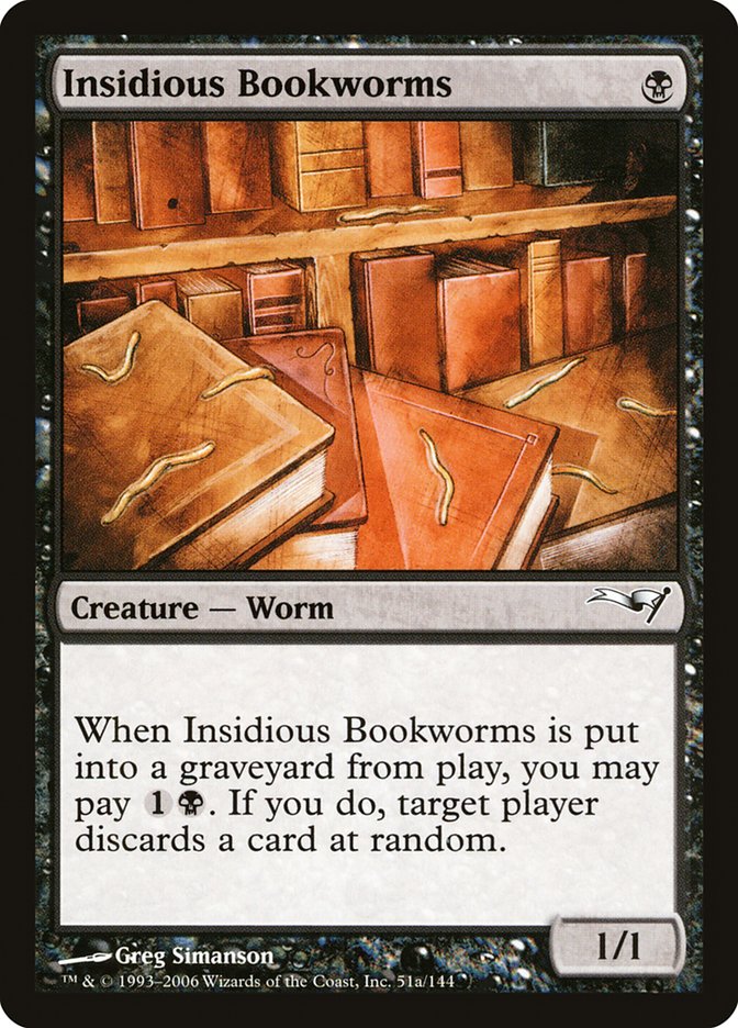 Insidious Bookworms [Coldsnap Theme Decks] | Kessel Run Games Inc. 