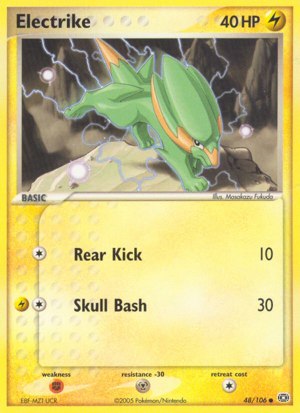 Electrike (48/106) [EX: Emerald] | Kessel Run Games Inc. 