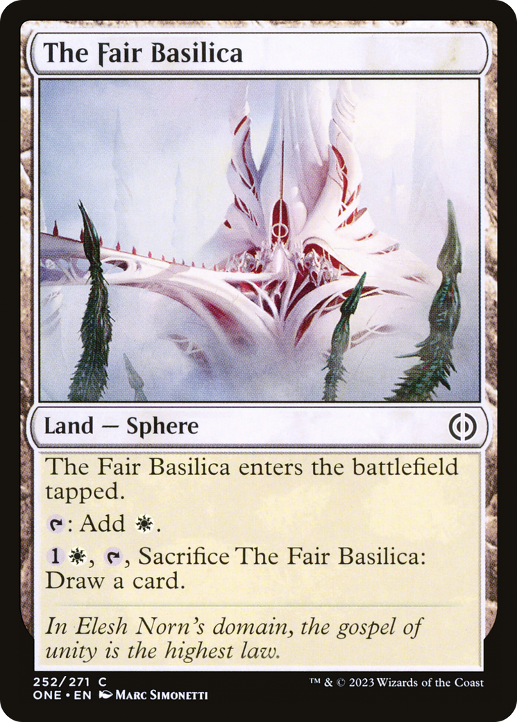 The Fair Basilica [Phyrexia: All Will Be One] | Kessel Run Games Inc. 