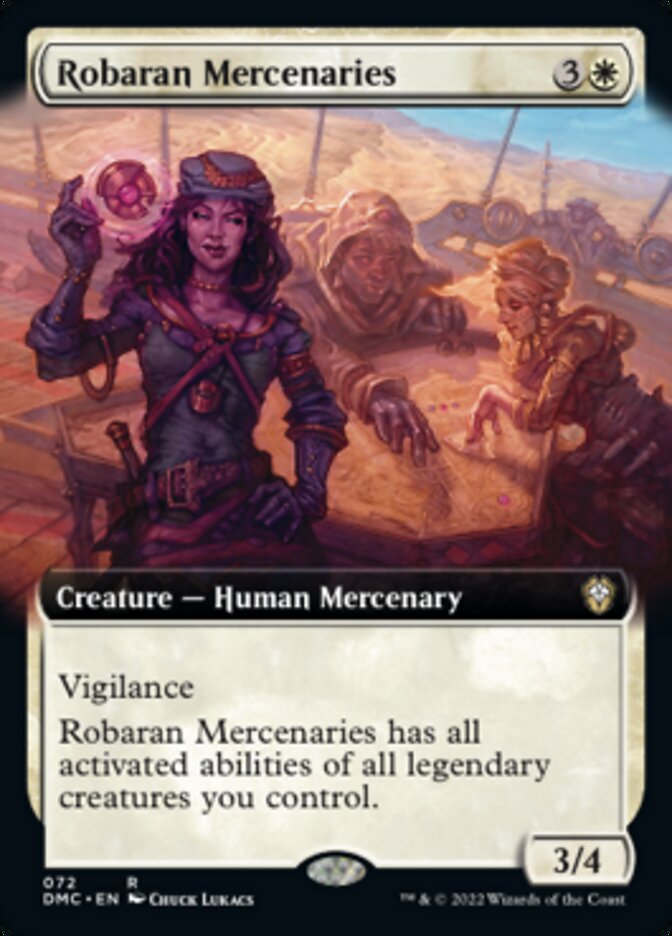 Robaran Mercenaries (Extended Art) [Dominaria United Commander] | Kessel Run Games Inc. 