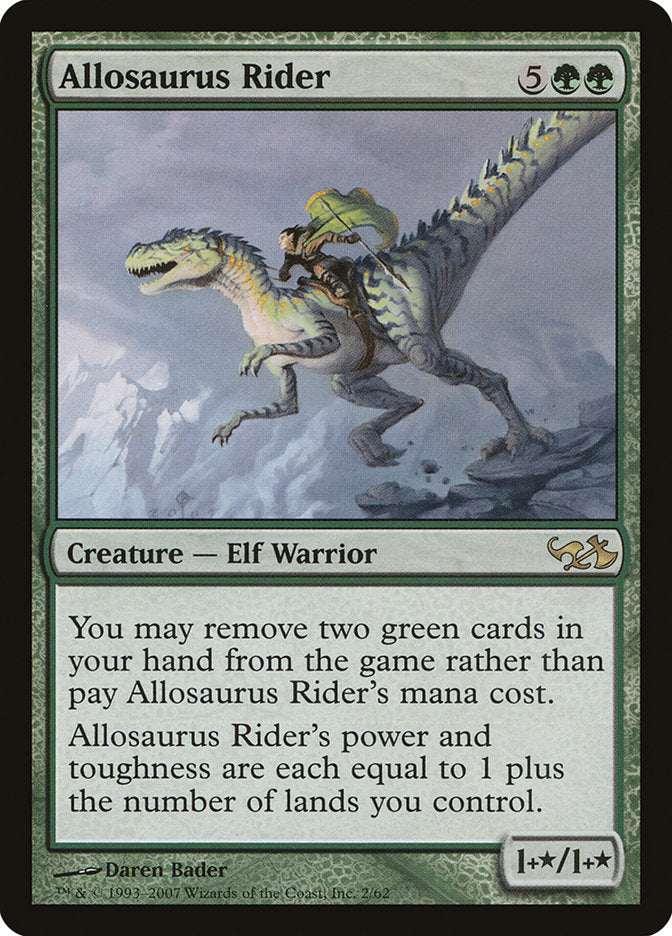 Allosaurus Rider [Duel Decks: Elves vs. Goblins] | Kessel Run Games Inc. 