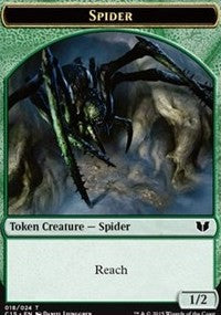 Spider // Wolf Double-Sided Token [Commander 2015 Tokens] | Kessel Run Games Inc. 
