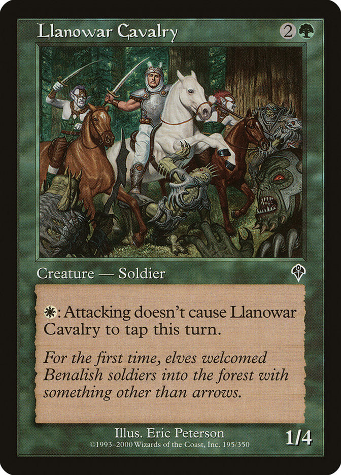 Llanowar Cavalry [Invasion] | Kessel Run Games Inc. 