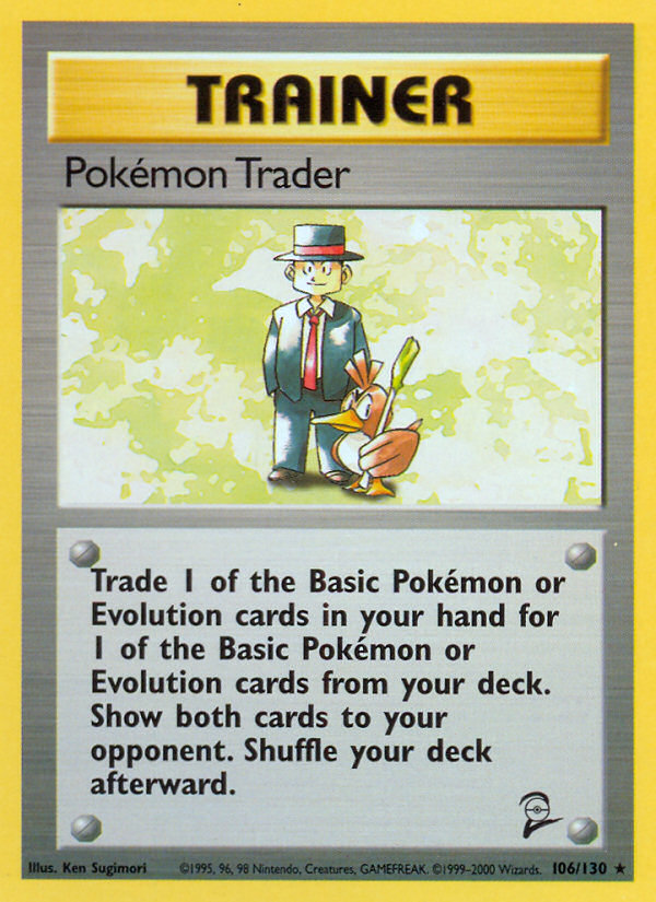 Pokemon Trader (106/130) [Base Set 2] | Kessel Run Games Inc. 