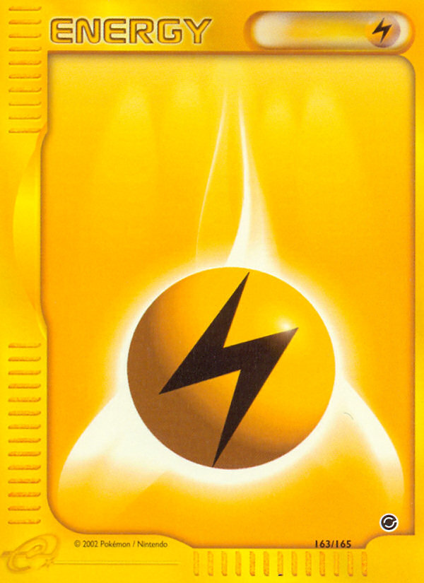 Lightning Energy (163/165) [Expedition: Base Set] | Kessel Run Games Inc. 