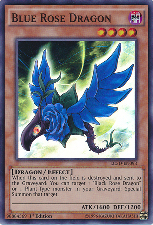 Blue Rose Dragon [LC5D-EN093] Super Rare | Kessel Run Games Inc. 