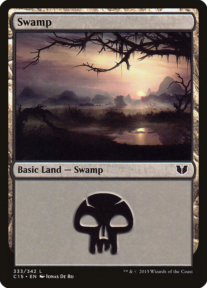 Swamp (333) [Commander 2015] | Kessel Run Games Inc. 