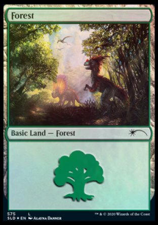 Forest (Dinosaurs) (575) [Secret Lair Drop Promos] | Kessel Run Games Inc. 